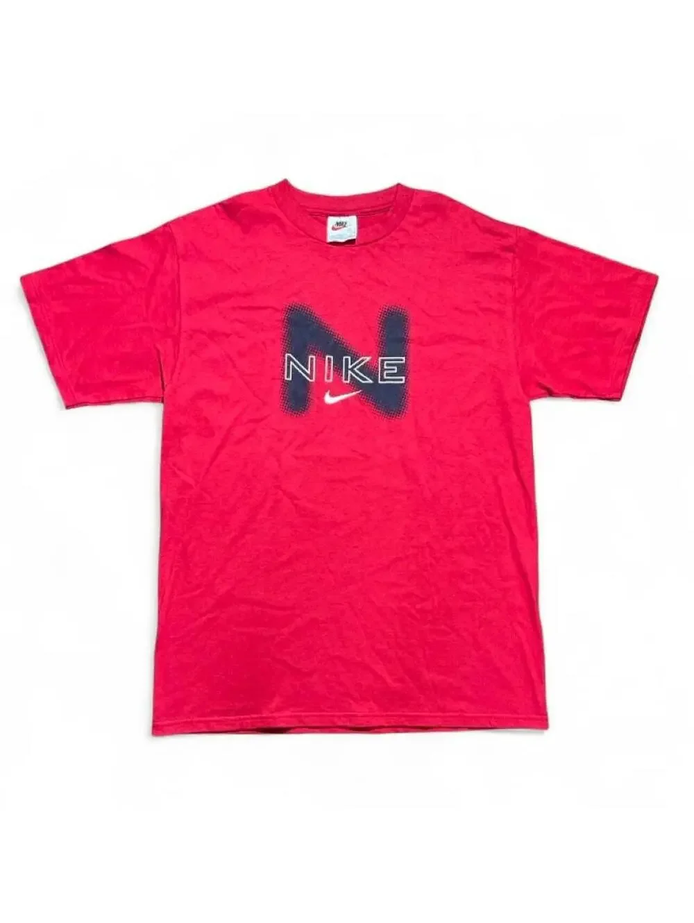 Vintage 90s Nike Logo Red Graphic Tee